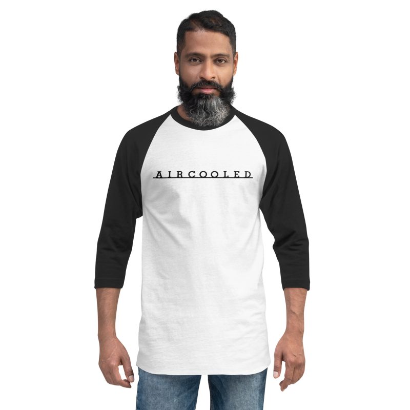 Aircooled T2 Script 3/4 sleeve raglan shirt - Image 2