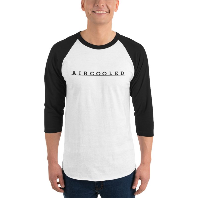 Aircooled T2 Script 3/4 sleeve raglan shirt - Image 3