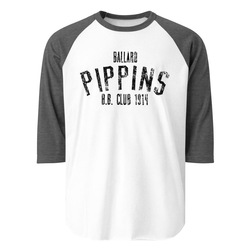 Ballard Pippins Baseball Club 1914 3/4 sleeve raglan shirt - Image 11