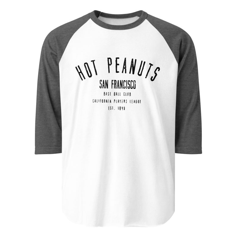 San Francisco Hot Peanuts Baseball Club 1849 3/4 sleeve raglan shirt - Image 11