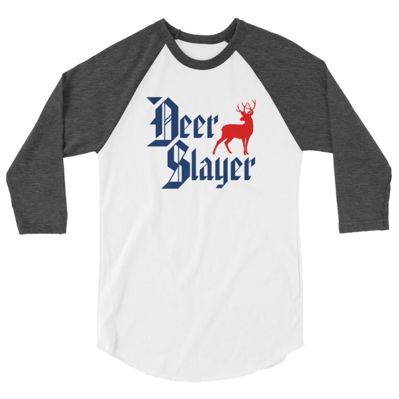Deer Slayer 3/4 sleeve raglan shirt - Image 7