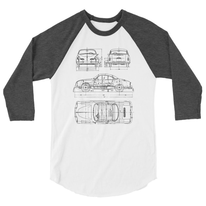 Ghia Blueprint 3/4 sleeve raglan shirt - Image 13
