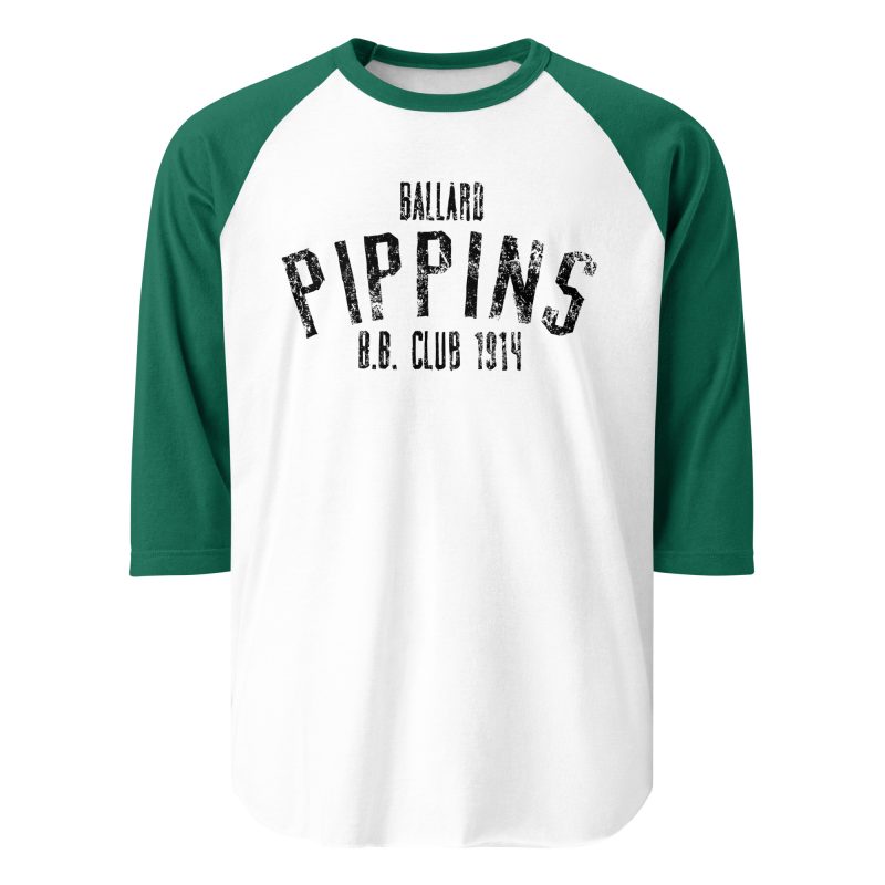 Ballard Pippins Baseball Club 1914 3/4 sleeve raglan shirt - Image 12