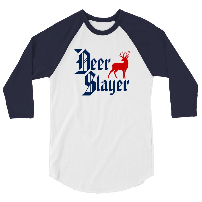 Deer Slayer 3/4 sleeve raglan shirt - Image 5