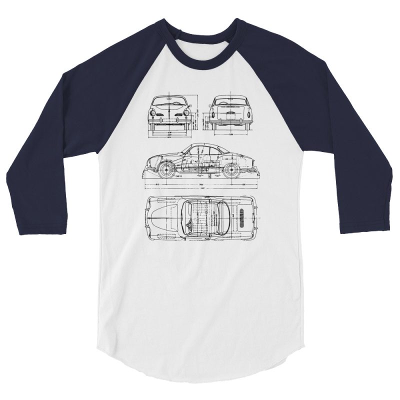 Ghia Blueprint 3/4 sleeve raglan shirt - Image 10