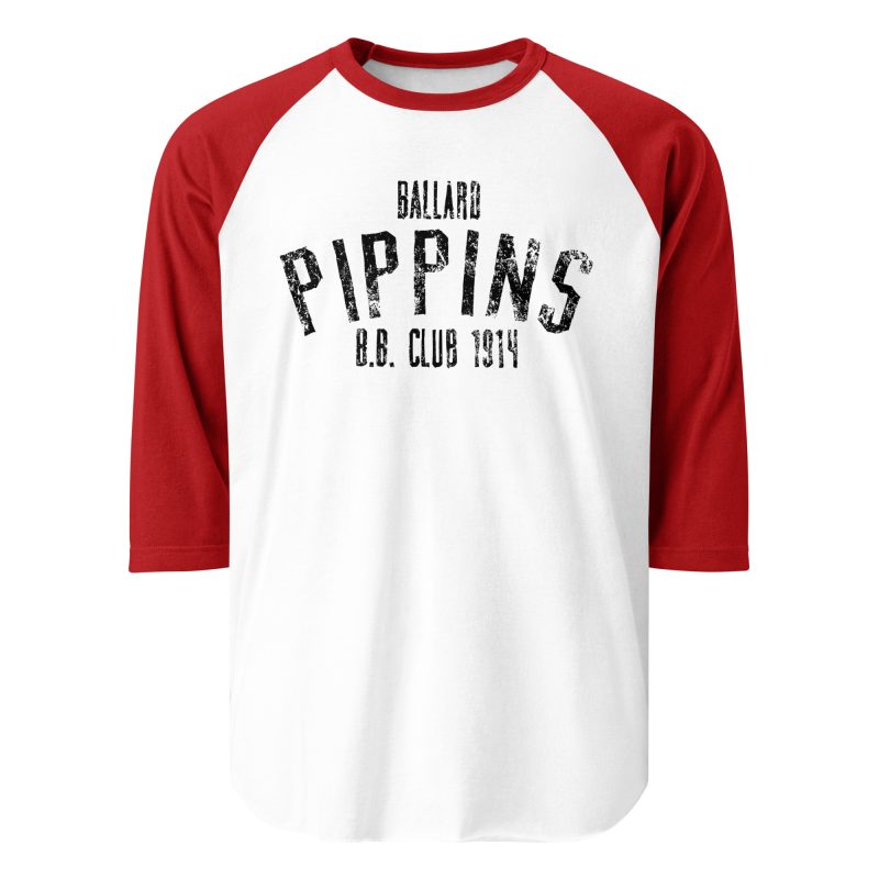 Ballard Pippins Baseball Club 1914 3/4 sleeve raglan shirt - Image 10