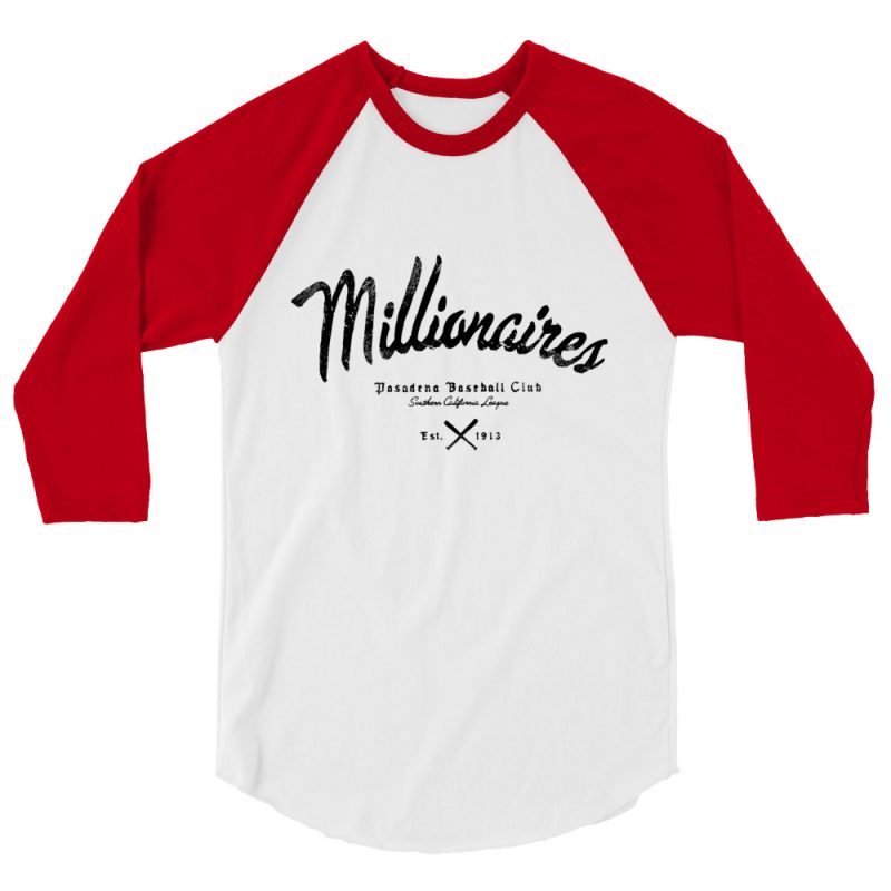 Pasadena Millionaires Baseball Club 1912 3/4 sleeve raglan shirt - Image 10