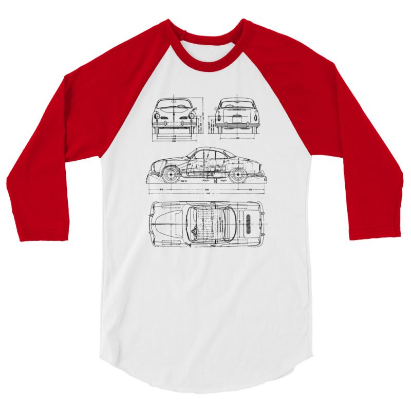 Ghia Blueprint 3/4 sleeve raglan shirt - Image 12
