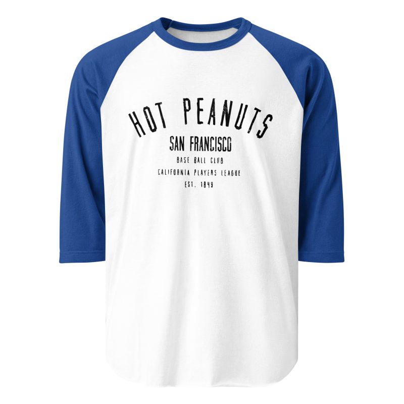 San Francisco Hot Peanuts Baseball Club 1849 3/4 sleeve raglan shirt - Image 10