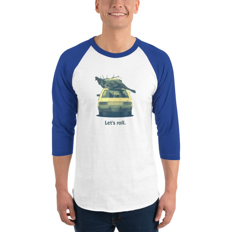 Let's roll 3/4 sleeve raglan shirt - Image 3