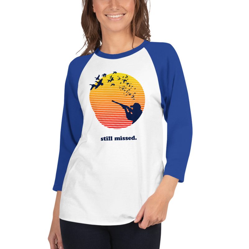 Still missed 3/4 sleeve raglan shirt - Image 2