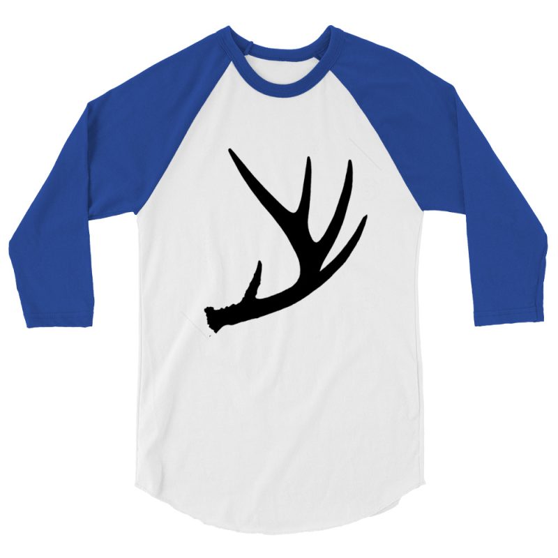 Whitetail Deer Antler 3/4 sleeve raglan shirt - Image 8