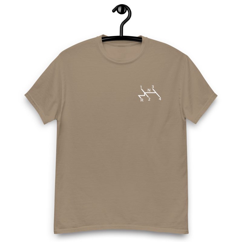 Aircooled Stick Shift Diagram Large Print Back Unisex classic tee - Image 32