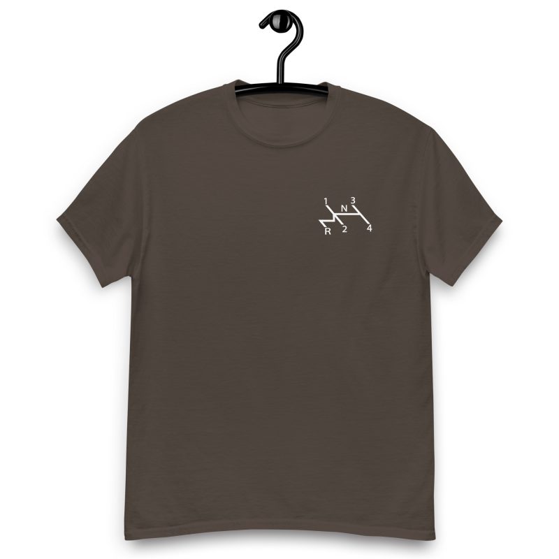 Aircooled Stick Shift Diagram Large Print Back Unisex classic tee - Image 18
