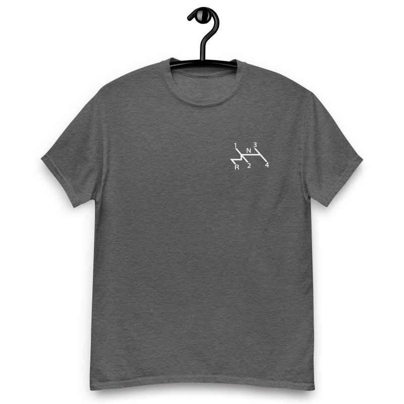 Aircooled Stick Shift Diagram Large Print Back Unisex classic tee - Image 24
