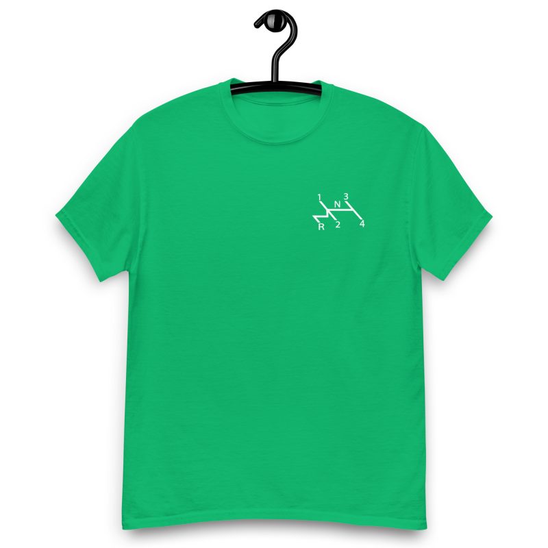 Aircooled Stick Shift Diagram Large Print Back Unisex classic tee - Image 34