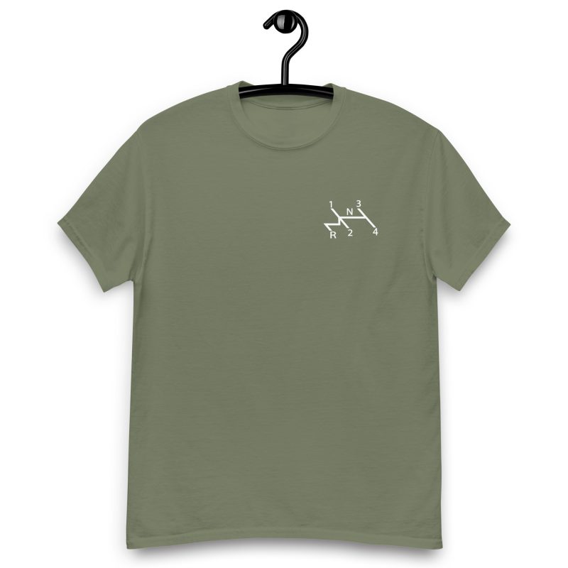 Aircooled Stick Shift Diagram Large Print Back Unisex classic tee - Image 28