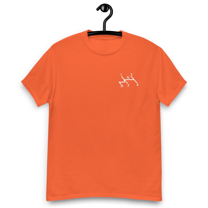 Aircooled Stick Shift Diagram Large Print Back Unisex classic tee - Image 30