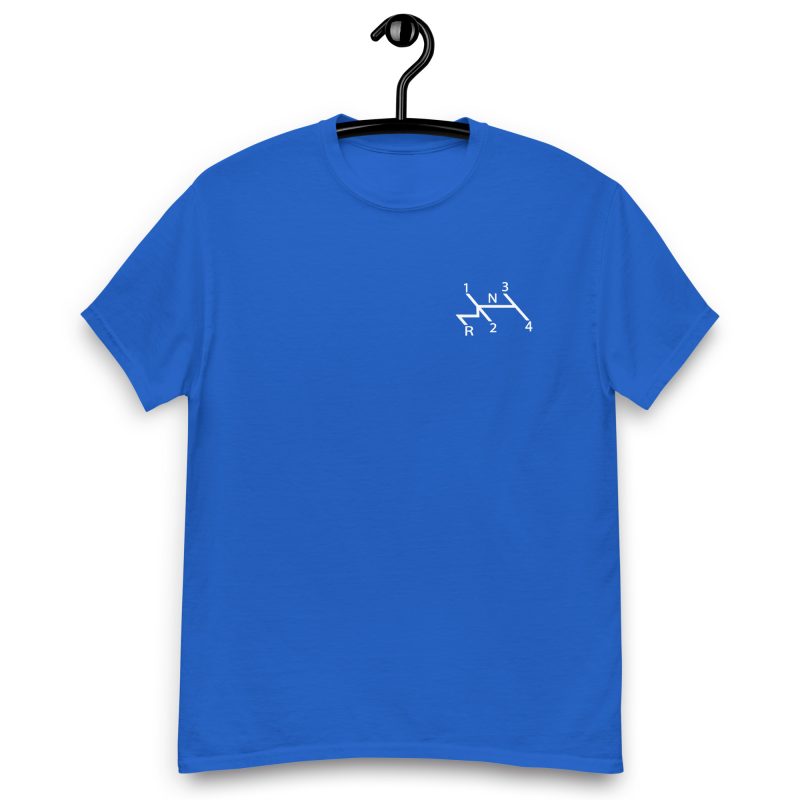 Aircooled Stick Shift Diagram Large Print Back Unisex classic tee - Image 22