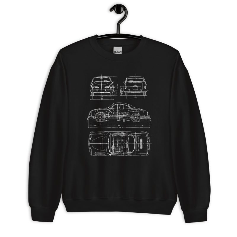 Ghia Blueprint Unisex Sweatshirt - Image 13