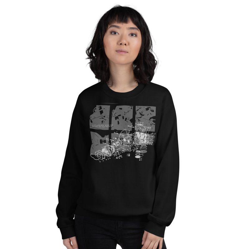 Aircooled Engine Made in Germany Unisex Sweatshirt - Image 6