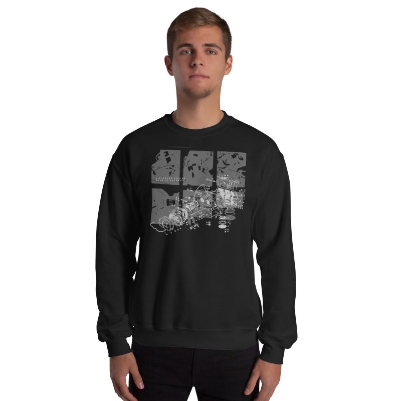 Aircooled Engine Made in Germany Unisex Sweatshirt - Image 7