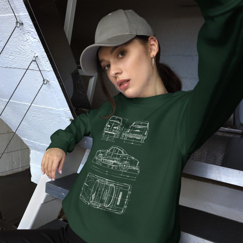 Ghia Blueprint Unisex Sweatshirt - Image 2