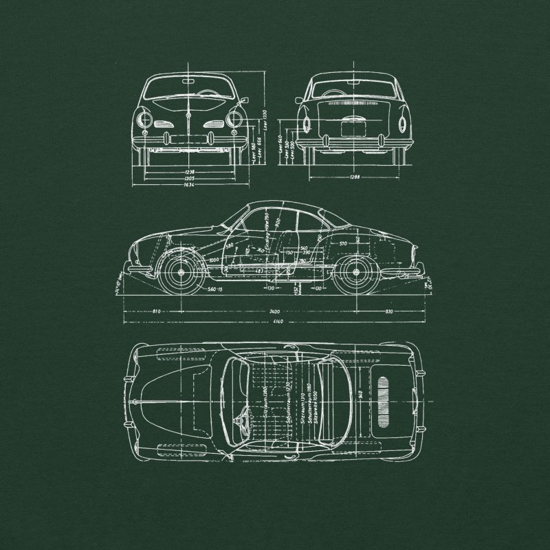 Ghia Blueprint Unisex Sweatshirt - Image 3