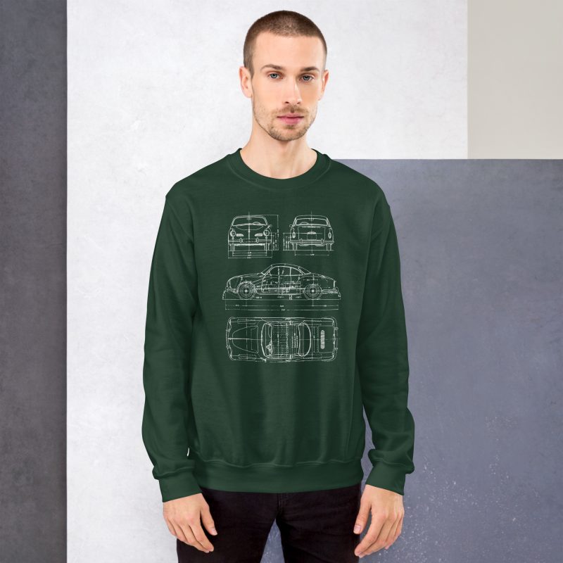 Ghia Blueprint Unisex Sweatshirt - Image 10