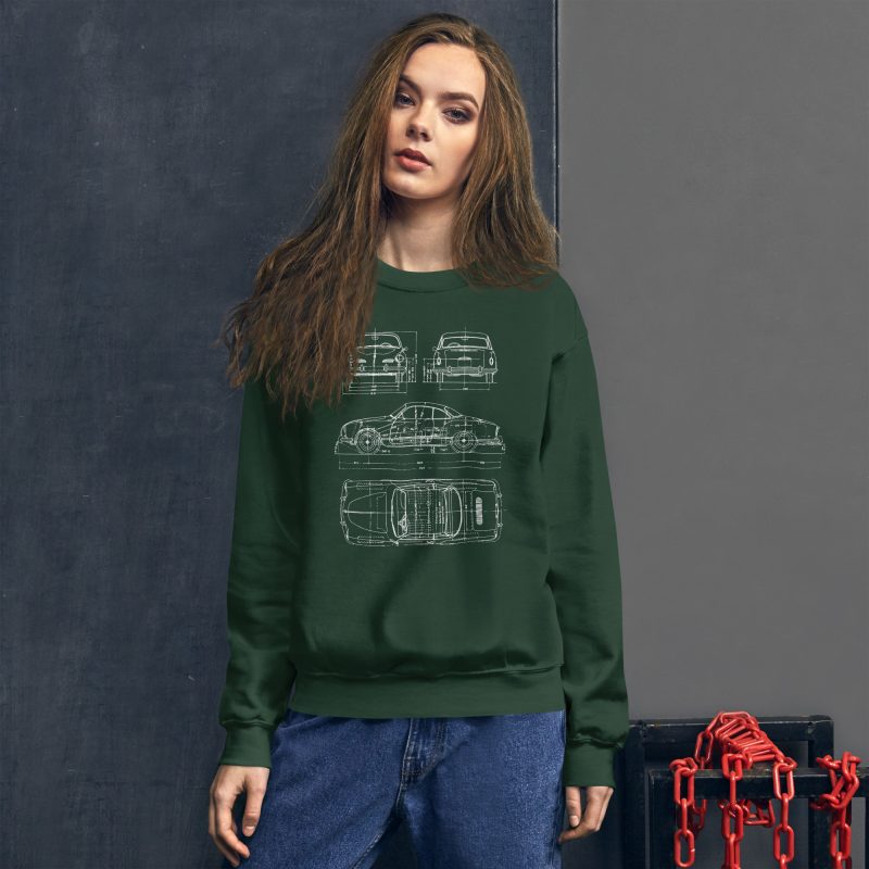Ghia Blueprint Unisex Sweatshirt - Image 12