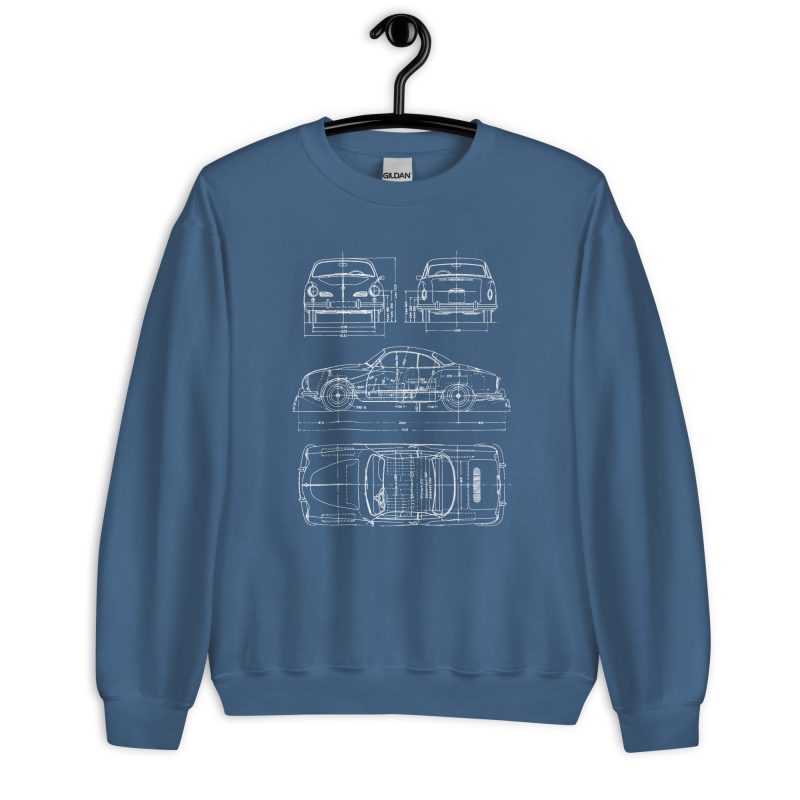 Ghia Blueprint Unisex Sweatshirt - Image 19