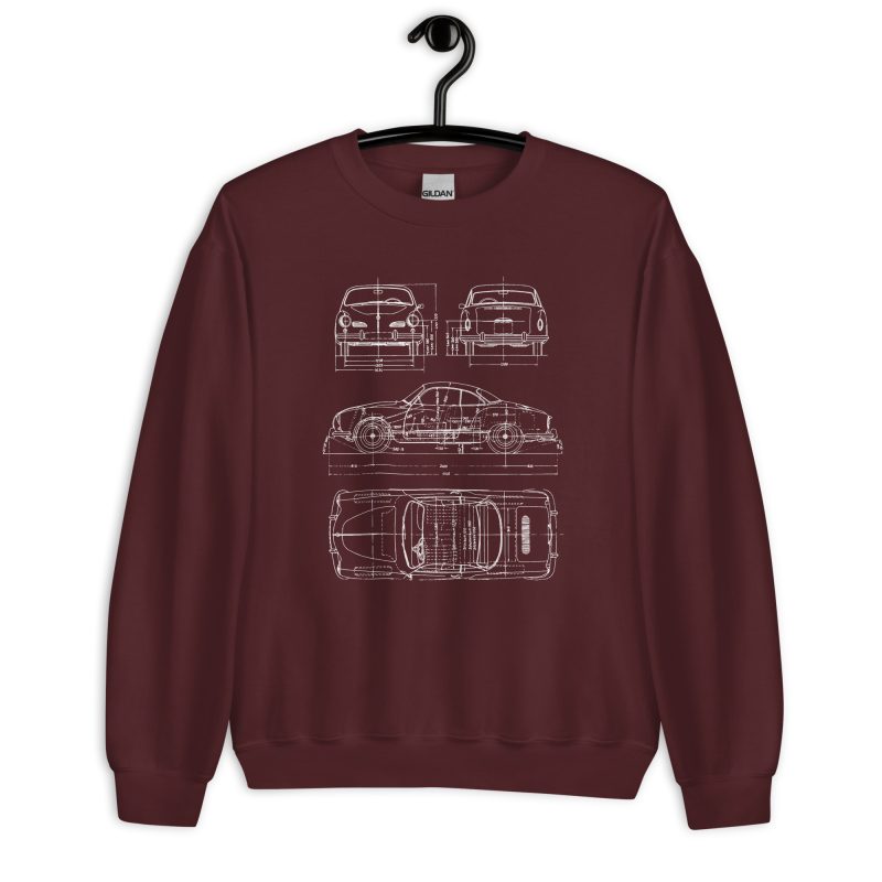 Ghia Blueprint Unisex Sweatshirt - Image 15