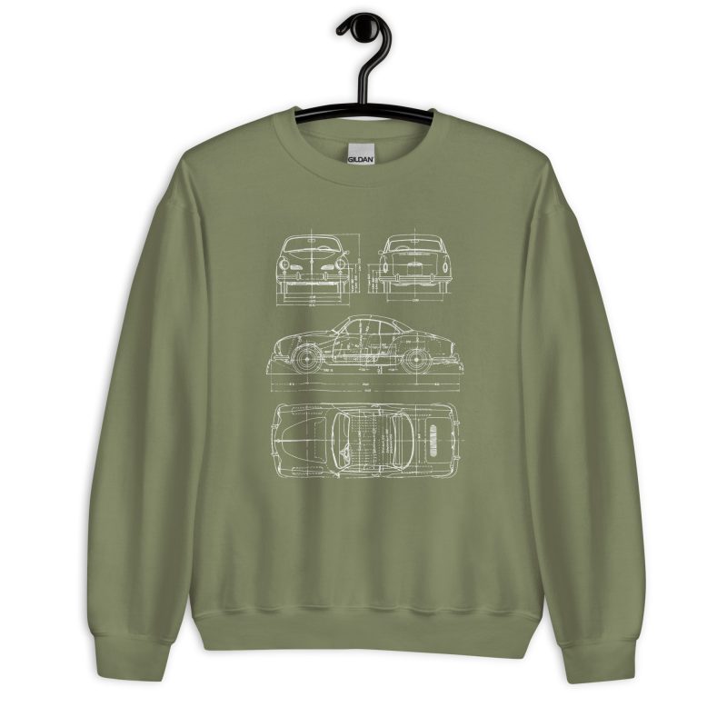 Ghia Blueprint Unisex Sweatshirt - Image 20