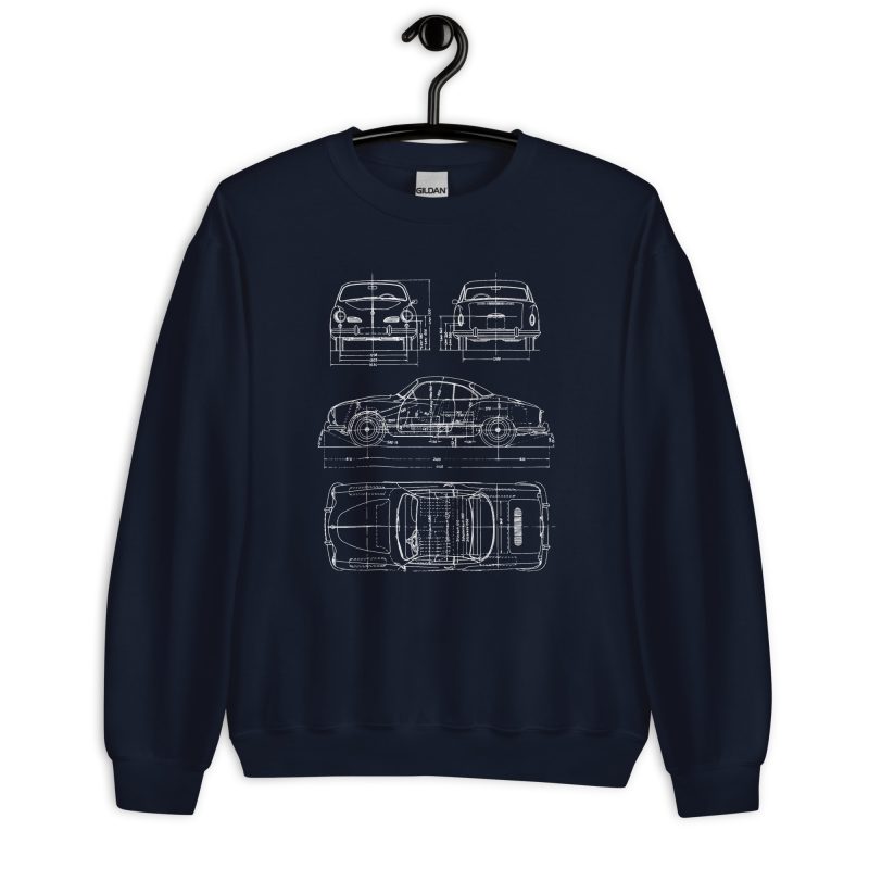 Ghia Blueprint Unisex Sweatshirt - Image 14