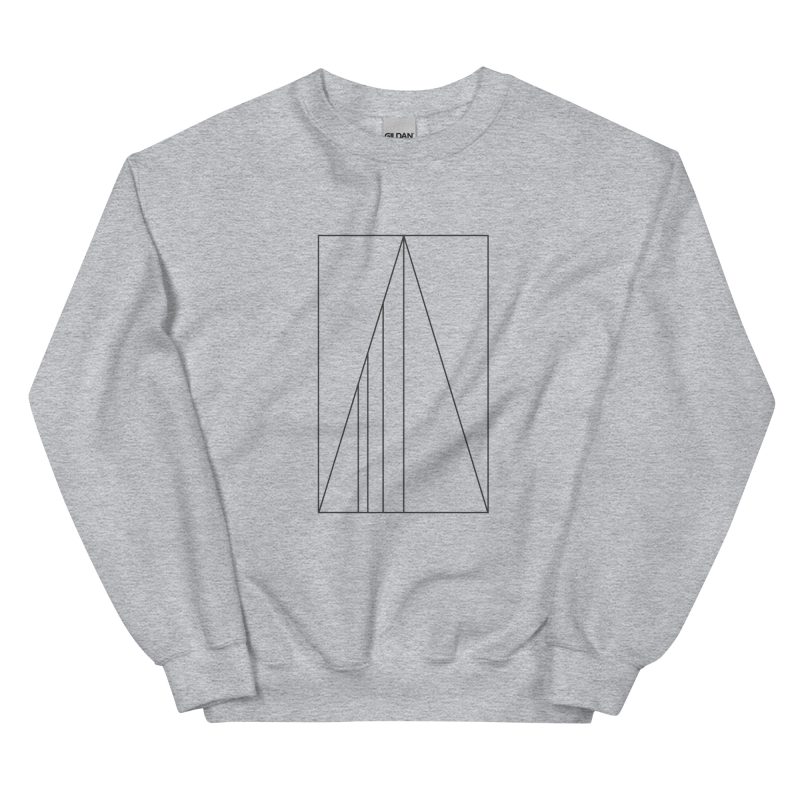 Golden Ratio Minimal Mountains Unisex Sweatshirt - Image 20