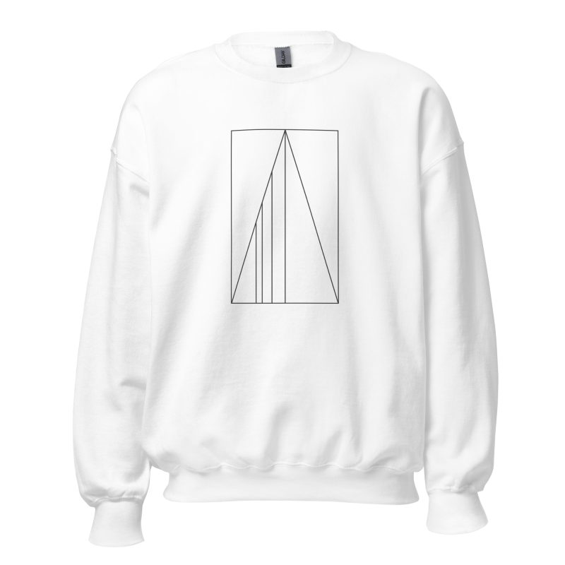 Golden Ratio Minimal Mountains Unisex Sweatshirt - Image 5