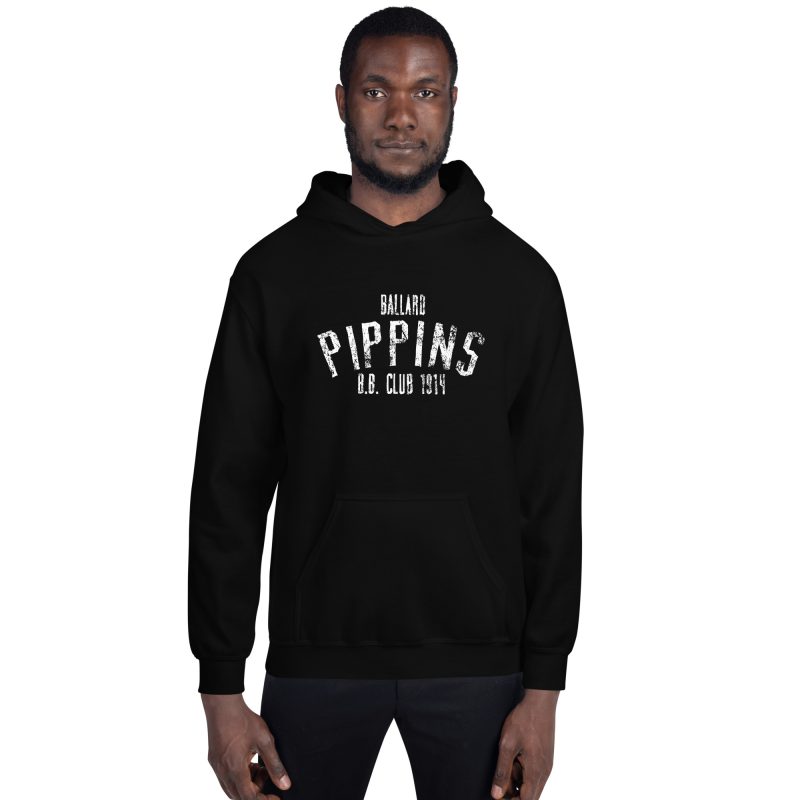 Ballard Pippins Baseball Club 1914 Unisex Hoodie - Image 3
