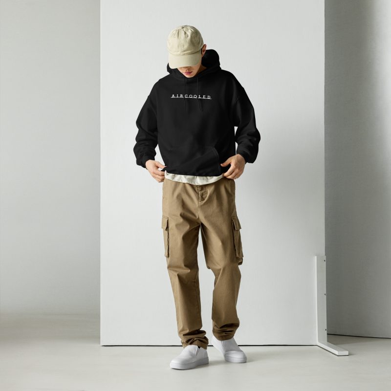 Aircooled T2 Script Unisex Hoodie - Image 3