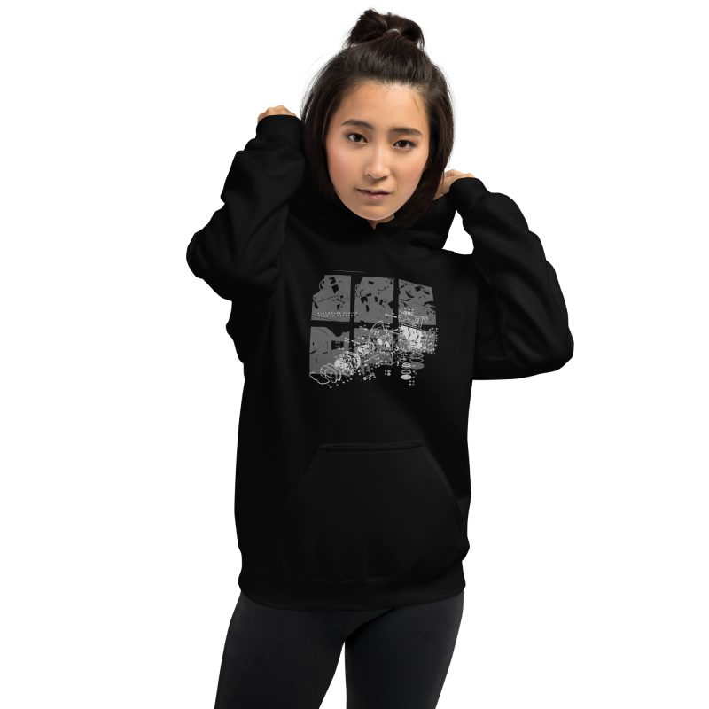 Aircooled Engine Made in Germany Unisex Hoodie - Image 5