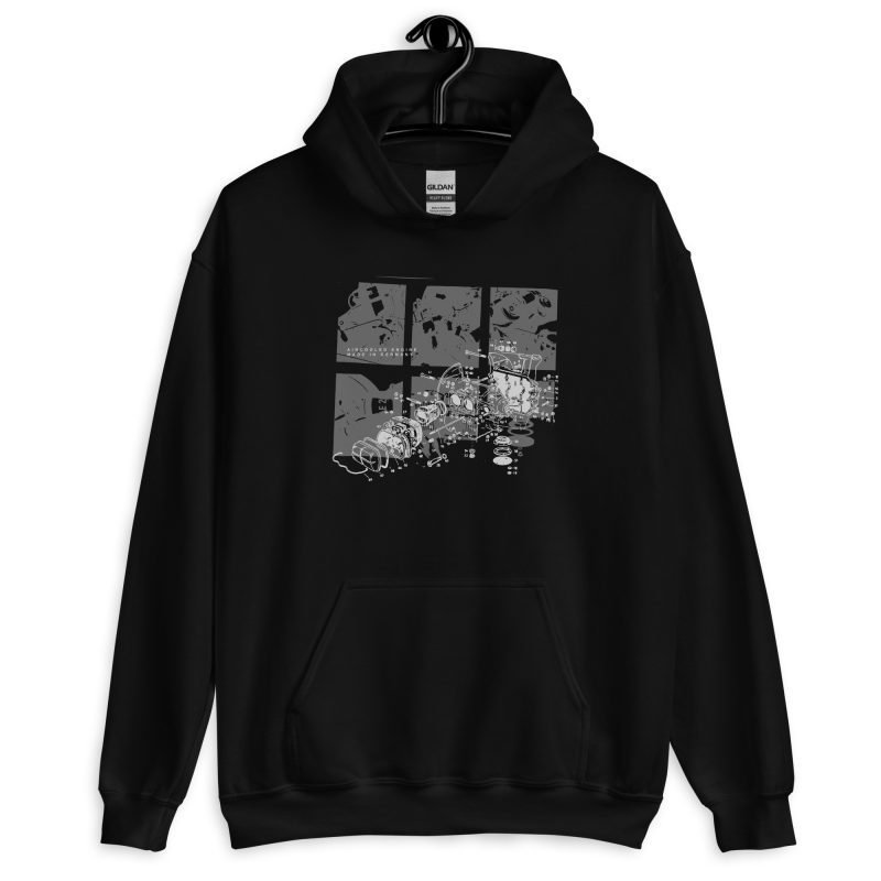 Aircooled Engine Made in Germany Unisex Hoodie - Image 6