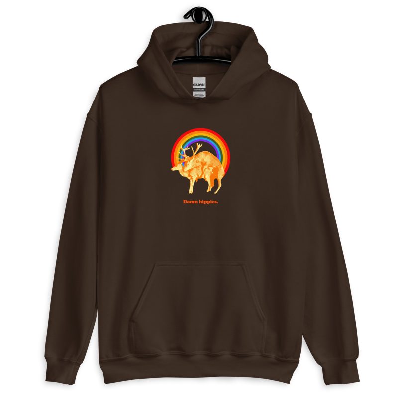 Damn hippies Unisex Hoodie