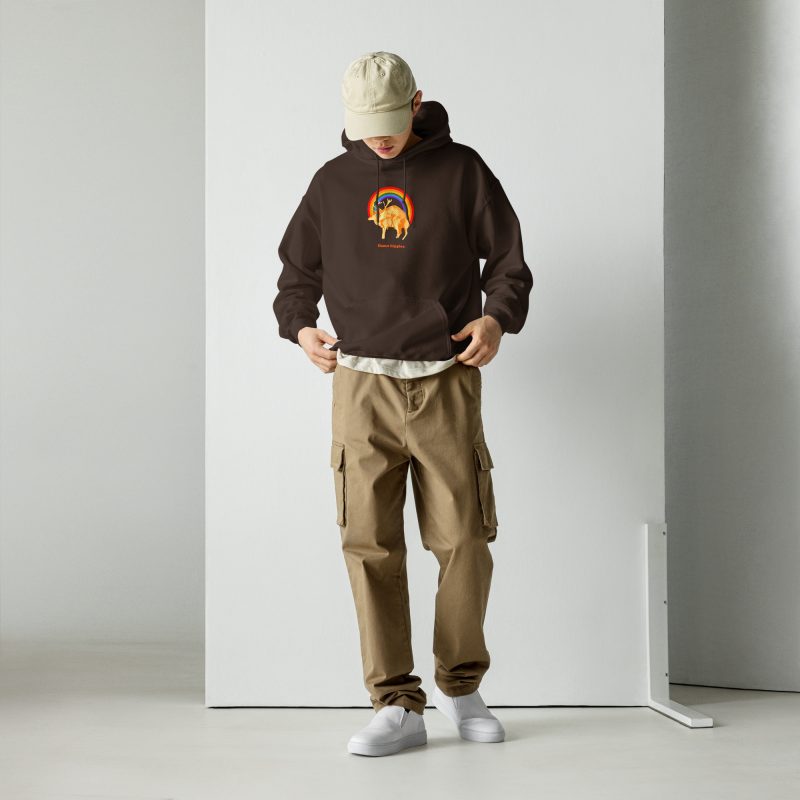 Damn hippies Unisex Hoodie - Image 7