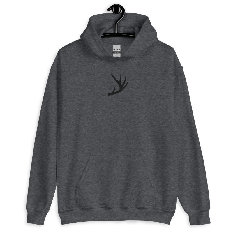 Whitetail Antler Embroidered Unisex Hoodie - Image 11