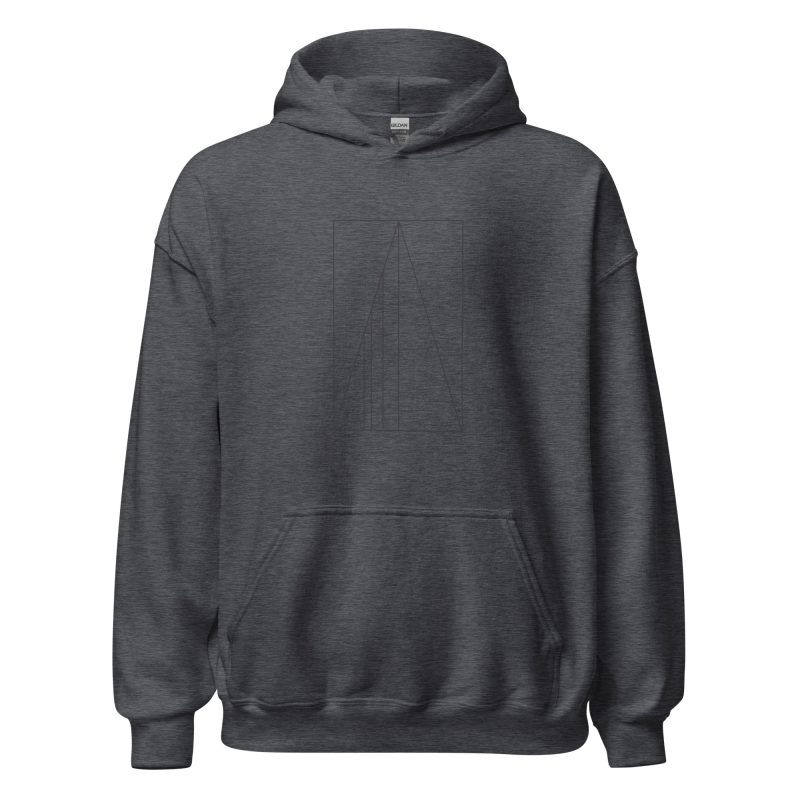 Golden Ratio Minimal Mountains Unisex Hoodie - Image 11