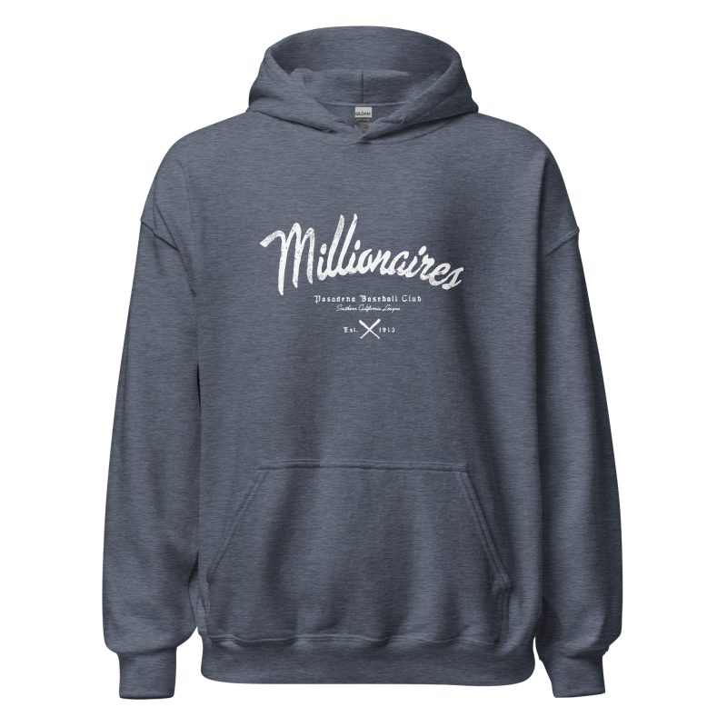 Pasadena Millionaires Baseball Club 1913 Unisex Hoodie - Image 13