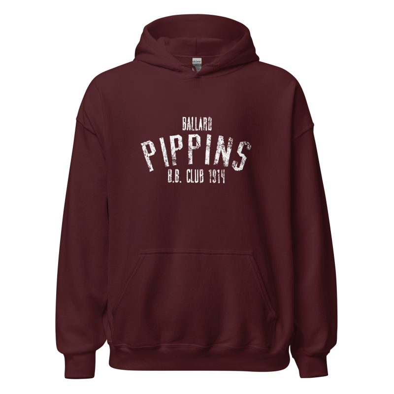 Ballard Pippins Baseball Club 1914 Unisex Hoodie - Image 7