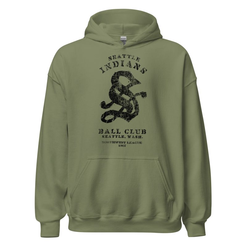 Seattle Indians 1907 Baseball Club Unisex Hoodie - Image 13