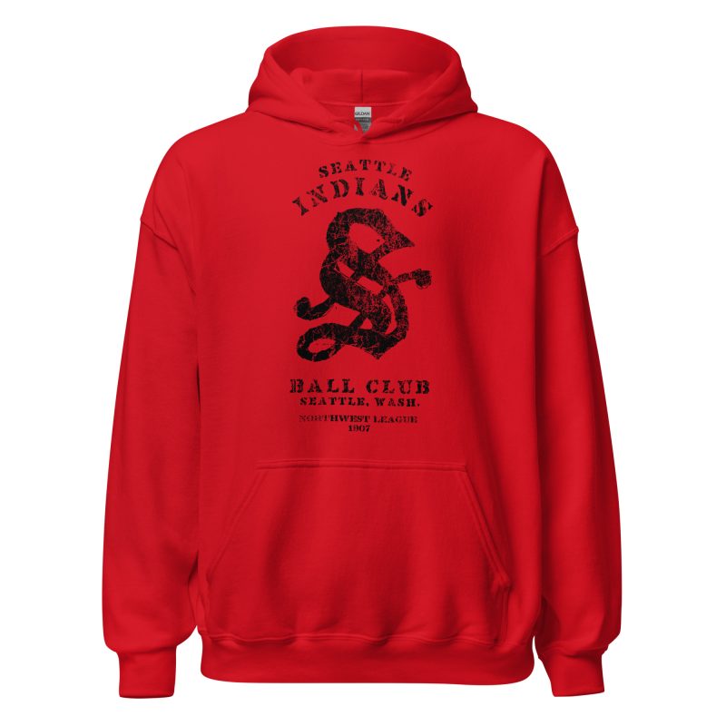 Seattle Indians 1907 Baseball Club Unisex Hoodie - Image 8