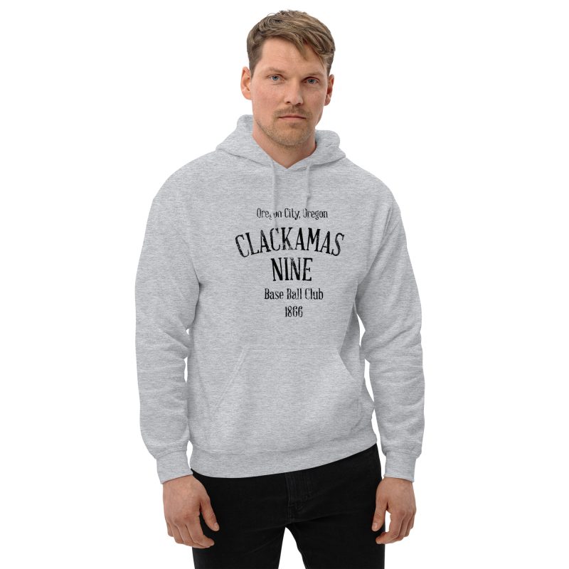 Clackamas Nine Oregon Baseball Club 1866 Unisex Hoodie - Image 5
