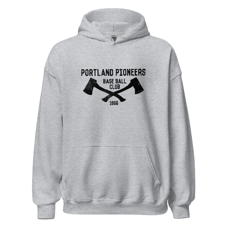 Portland Pioneers Baseball Club 1866 Unisex Hoodie - Image 12